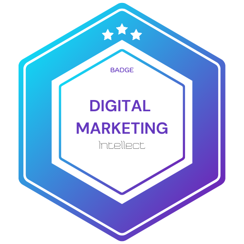 Distintivo de marketing digital - Intellect Institute